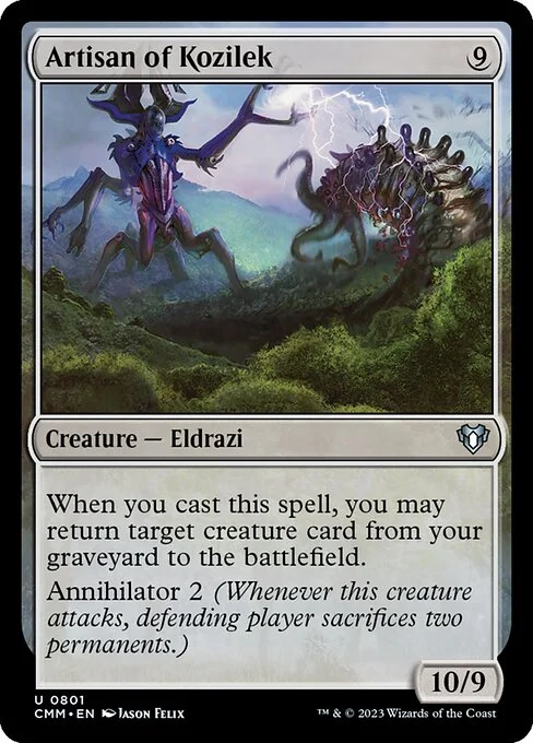 Artisan of Kozilek, carta Magic di tipo Creature — Eldrazi illustrata da Jason Felix