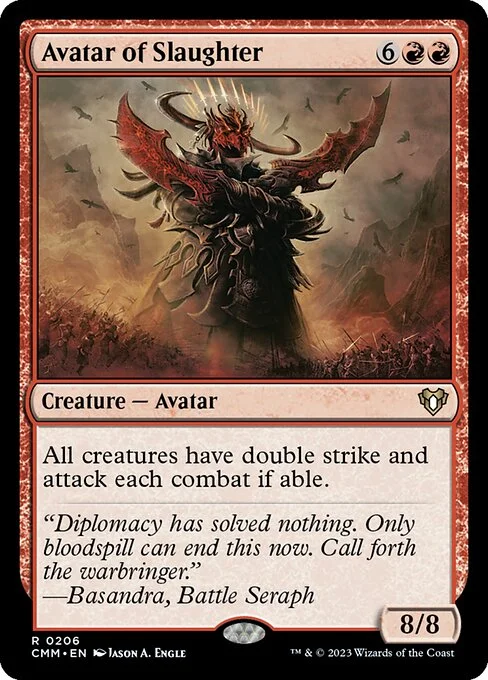 Avatar of Slaughter, carta Magic di tipo Creature — Avatar illustrata da Jason A. Engle