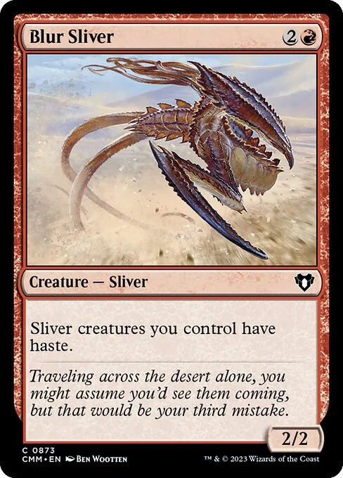 Blur Sliver, carta Magic di tipo Creature — Sliver illustrata da Ben Wootten