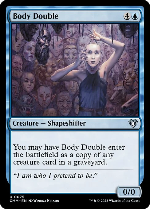 Body Double, carta Magic di tipo Creature — Shapeshifter illustrata da Winona Nelson
