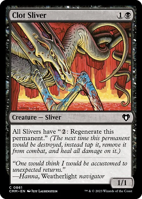 Clot Sliver, carta Magic di tipo Creature — Sliver illustrata da Jeff Laubenstein