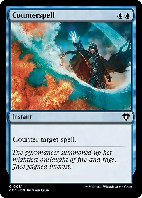 Counterspell, carta Magic di tipo Instant illustrata da Jason Chan