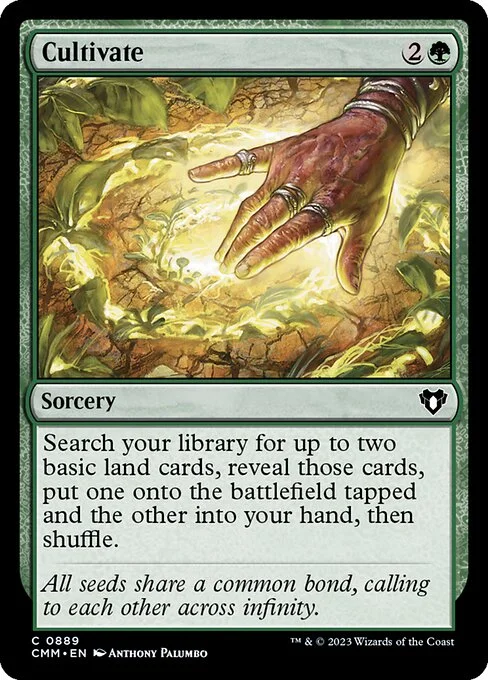 Cultivate, carta Magic di tipo Sorcery illustrata da Anthony Palumbo