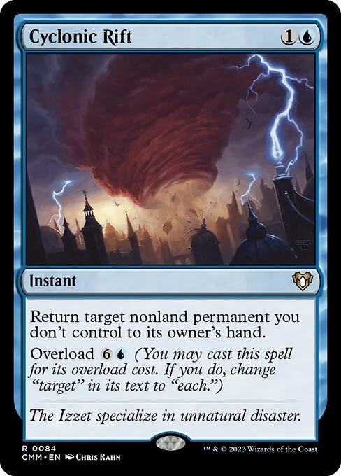 Cyclonic Rift, carta Magic di tipo Instant illustrata da Chris Rahn