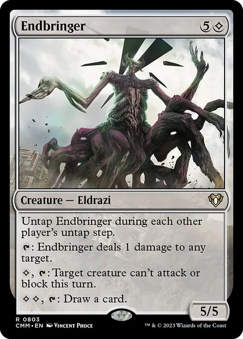 Endbringer, carta Magic di tipo Creature — Eldrazi illustrata da Vincent Proce