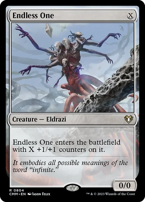 Endless One, carta Magic di tipo Creature — Eldrazi illustrata da Jason Felix