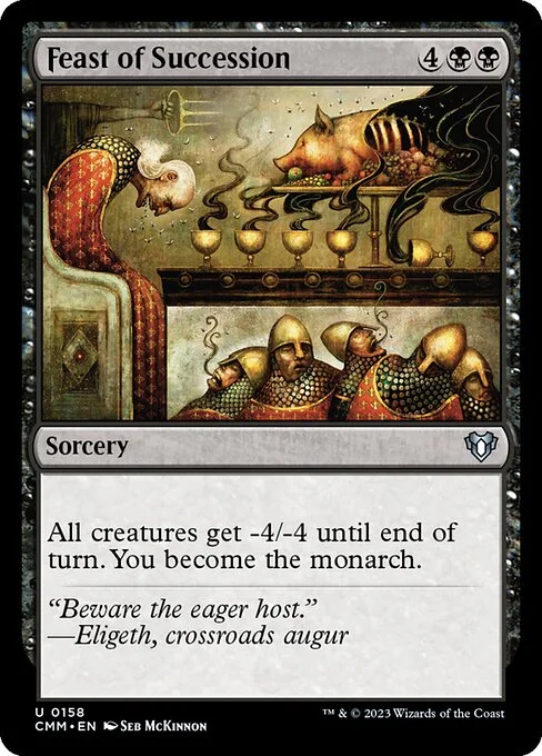 Feast of Succession, carta Magic di tipo Sorcery illustrata da Seb McKinnon
