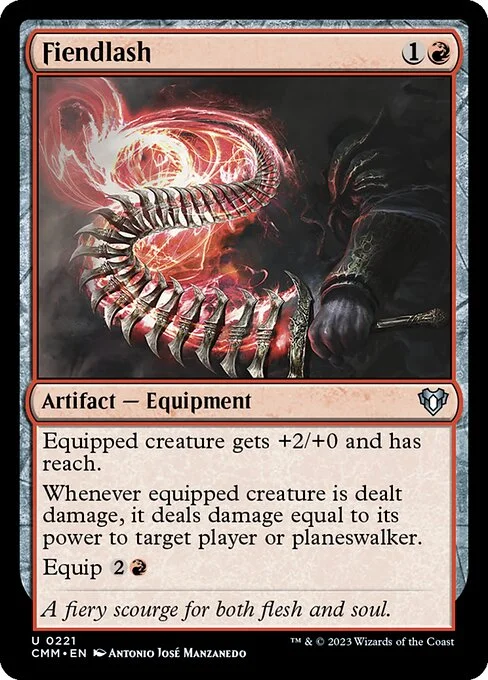 Fiendlash, carta Magic di tipo Artifact — Equipment illustrata da Antonio José Manzanedo