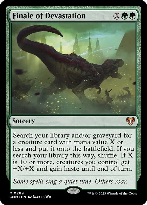 Finale of Devastation, carta Magic di tipo Sorcery illustrata da Bayard Wu