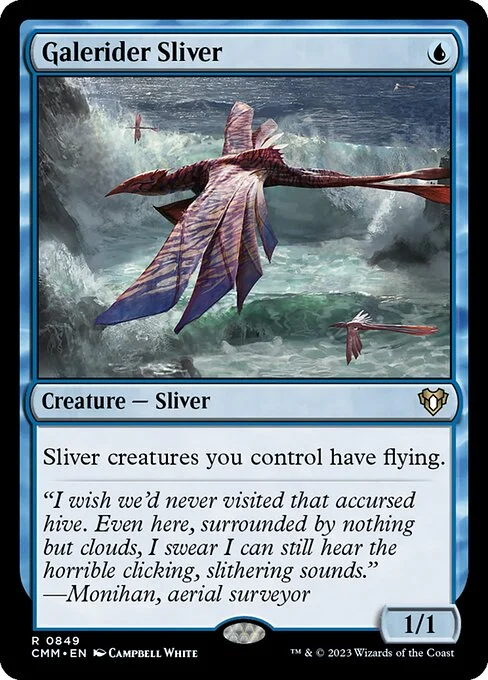 Galerider Sliver, carta Magic di tipo Creature — Sliver illustrata da Campbell White
