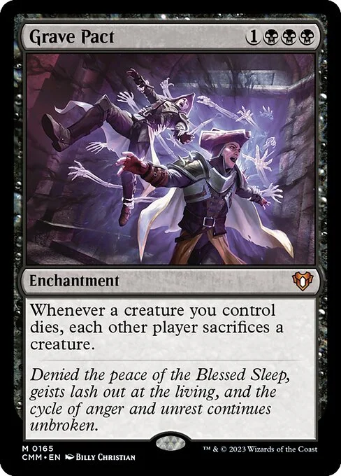 Grave Pact, carta Magic di tipo Enchantment illustrata da Billy Christian