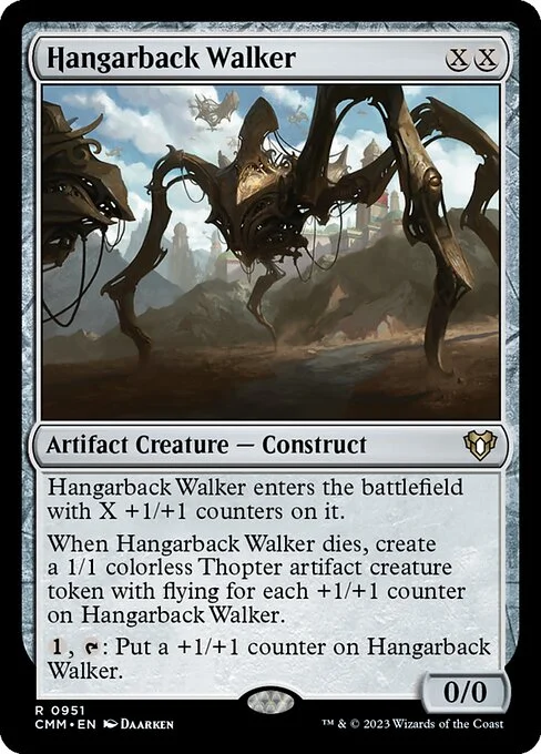 Hangarback Walker, carta Magic di tipo Artifact Creature — Construct illustrata da Daarken