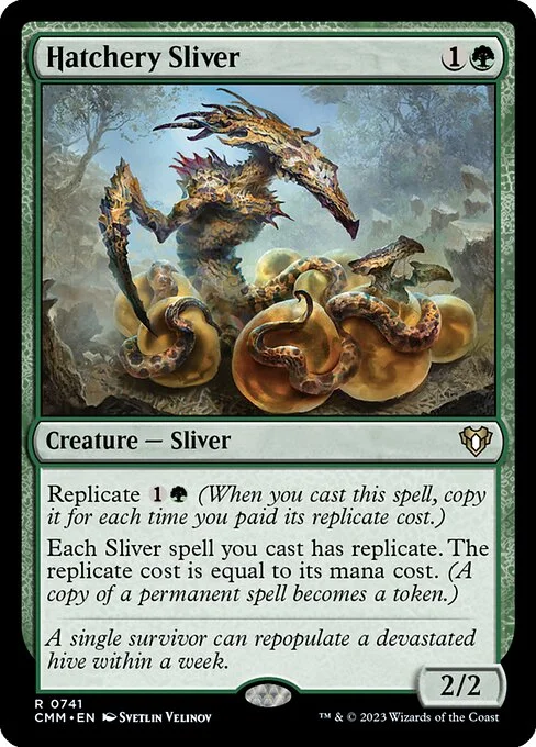Hatchery Sliver, carta Magic di tipo Creature — Sliver illustrata da Svetlin Velinov