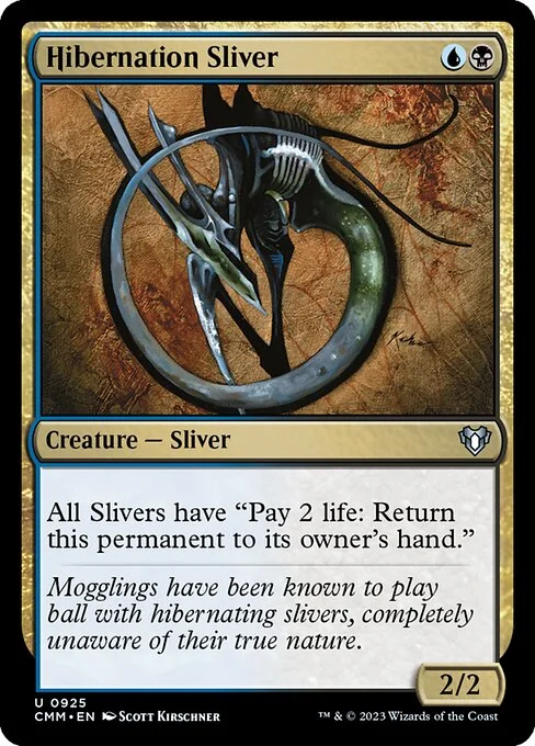 Hibernation Sliver, carta Magic di tipo Creature — Sliver illustrata da Scott Kirschner