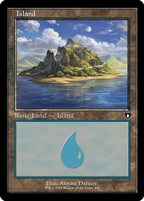 Island, carta Magic di tipo Basic Land — Island illustrata da Alayna Danner