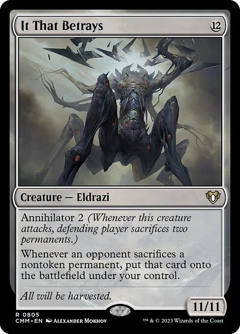 It That Betrays, carta Magic di tipo Creature — Eldrazi illustrata da Alexander Mokhov
