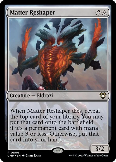 Matter Reshaper, carta Magic di tipo Creature — Eldrazi illustrata da Chris Rahn