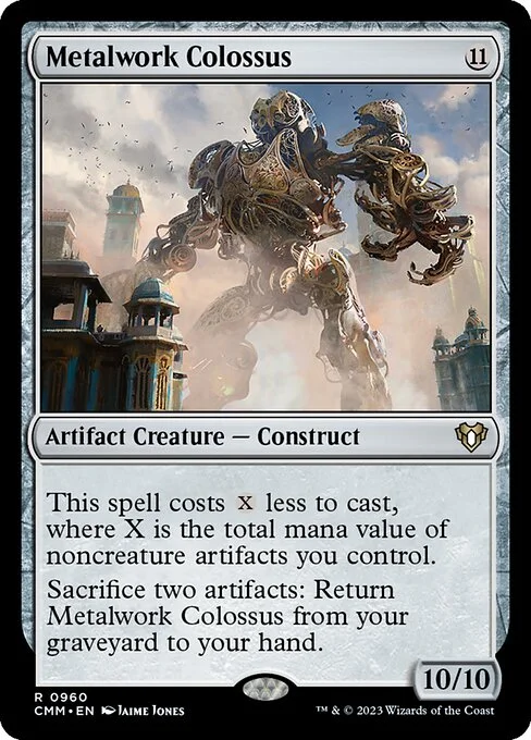 Metalwork Colossus, carta Magic di tipo Artifact Creature — Construct illustrata da Jaime Jones