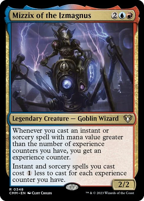 Mizzix of the Izmagnus, carta Magic di tipo Legendary Creature — Goblin Wizard illustrata da Cliff Childs