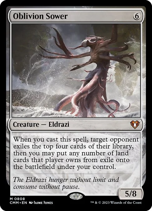 Oblivion Sower, carta Magic di tipo Creature — Eldrazi illustrata da Jaime Jones
