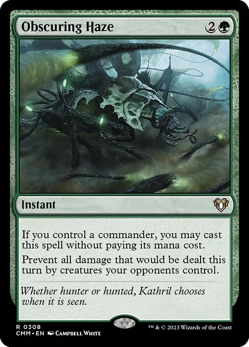 Obscuring Haze, carta Magic di tipo Instant illustrata da Campbell White