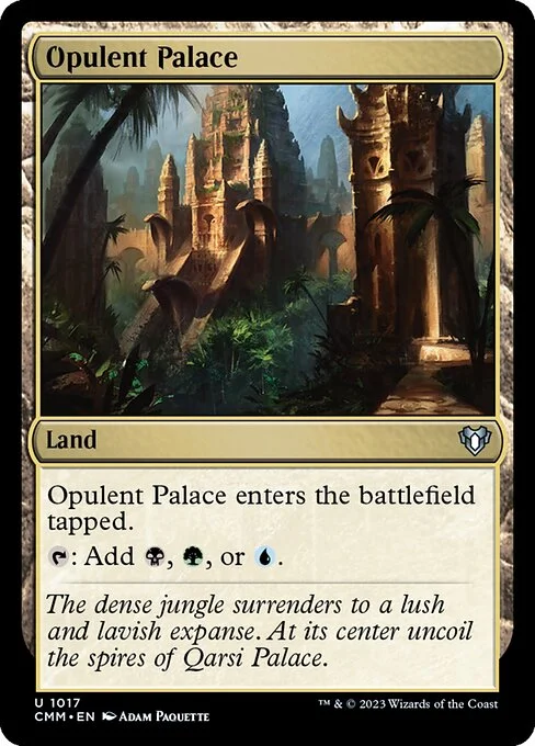 Opulent Palace, carta Magic di tipo Land illustrata da Adam Paquette