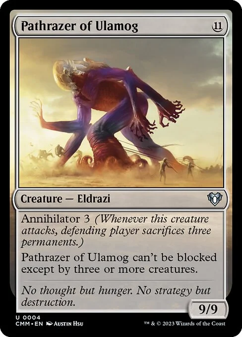 Pathrazer of Ulamog, carta Magic di tipo Creature — Eldrazi illustrata da Austin Hsu