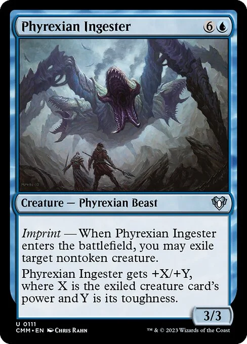 Phyrexian Ingester, carta Magic di tipo Creature — Phyrexian Beast illustrata da Chris Rahn