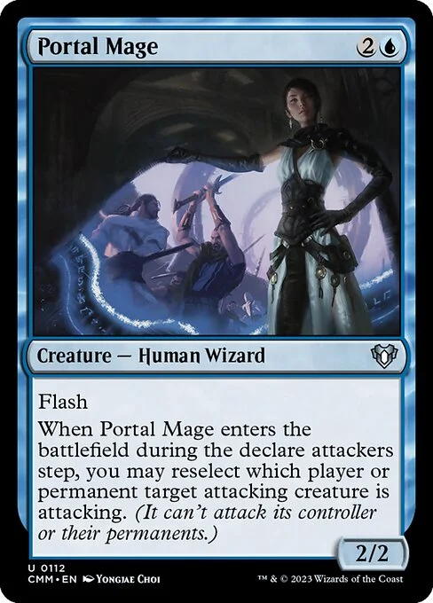 Portal Mage, carta Magic di tipo Creature — Human Wizard illustrata da Yongjae Choi