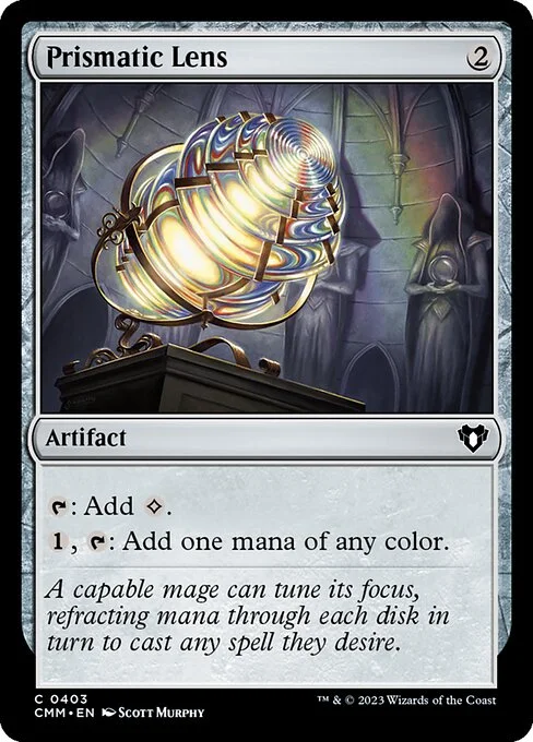 Prismatic Lens, carta Magic di tipo Artifact illustrata da Scott Murphy
