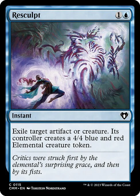 Resculpt, carta Magic di tipo Instant illustrata da Torstein Nordstrand