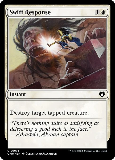 Swift Response, carta Magic di tipo Instant illustrata da Deruchenko Alexander