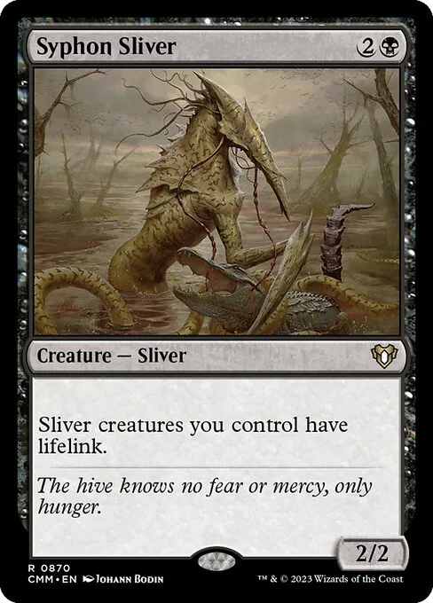 Syphon Sliver, carta Magic di tipo Creature — Sliver illustrata da Johann Bodin
