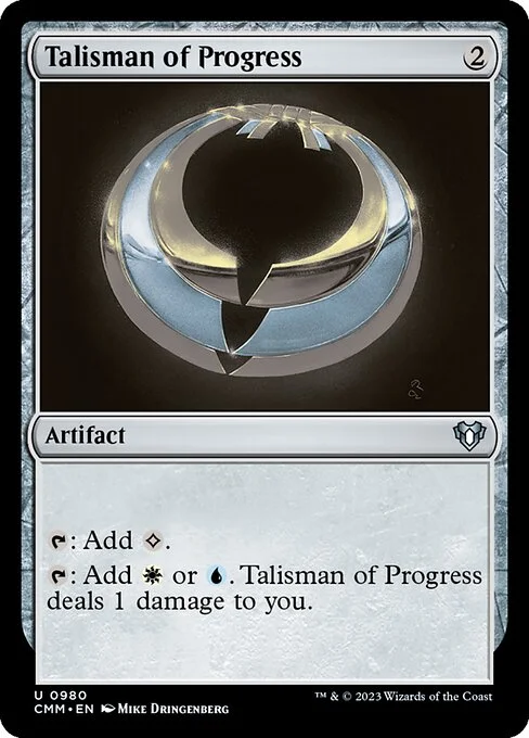 Talisman of Progress, carta Magic di tipo Artifact illustrata da Mike Dringenberg