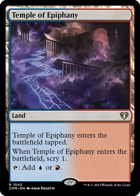 Temple of Epiphany, carta Magic di tipo Land illustrata da Adam Paquette