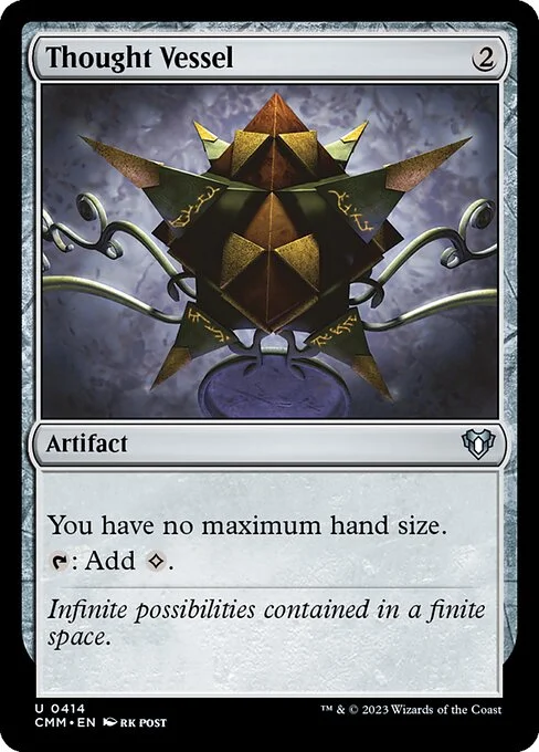 Thought Vessel, carta Magic di tipo Artifact illustrata da rk post