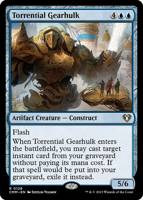 Torrential Gearhulk, carta Magic di tipo Artifact Creature — Construct illustrata da Svetlin Velinov