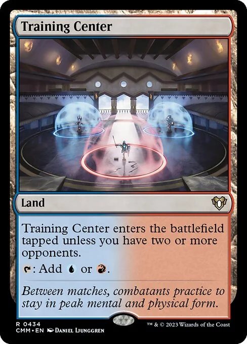 Training Center, carta Magic di tipo Land illustrata da Daniel Ljunggren