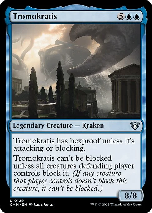Tromokratis, carta Magic di tipo Legendary Creature — Kraken illustrata da Jaime Jones