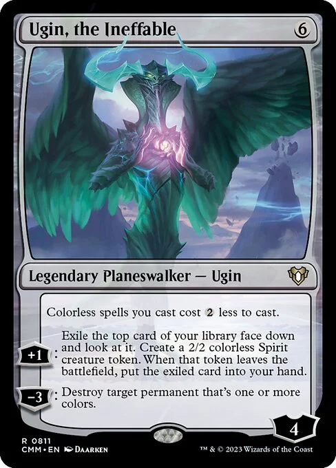 Ugin, the Ineffable, carta Magic di tipo Legendary Planeswalker — Ugin illustrata da Daarken