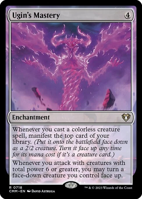 Ugin's Mastery, carta Magic di tipo Enchantment illustrata da David Astruga