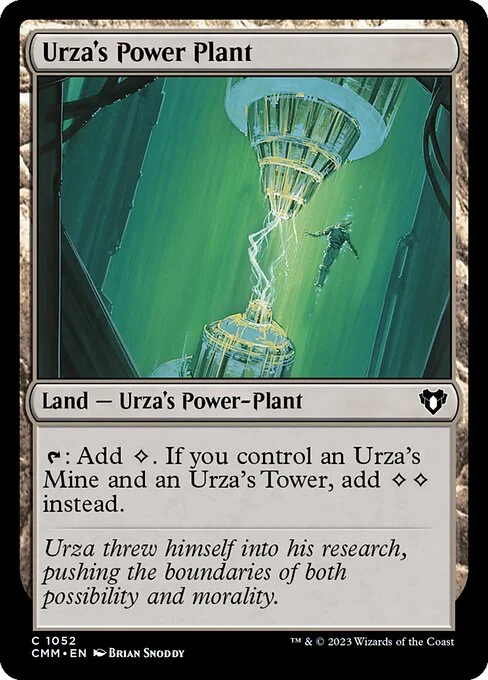 Urza's Power Plant, carta Magic di tipo Land — Urza's Power-Plant illustrata da Brian Snõddy
