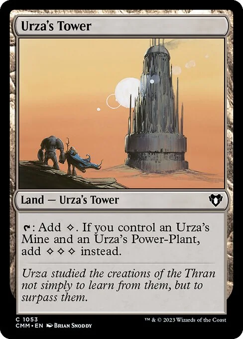 Urza's Tower, carta Magic di tipo Land — Urza's Tower illustrata da Brian Snõddy