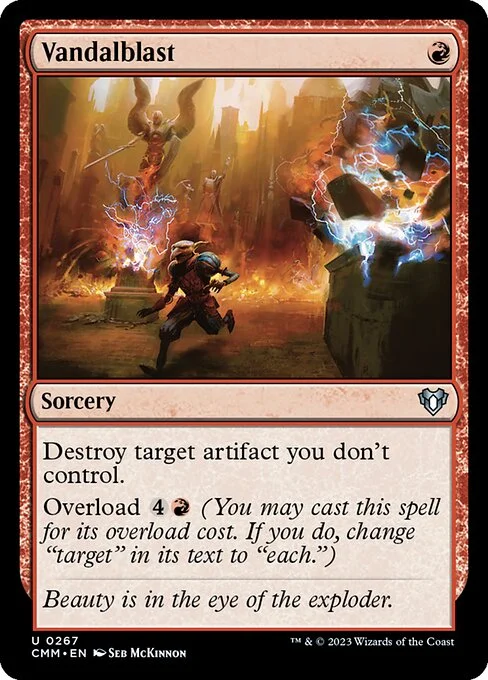 Vandalblast, carta Magic di tipo Sorcery illustrata da Seb McKinnon