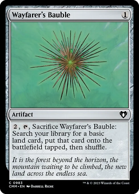 Wayfarer's Bauble, carta Magic di tipo Artifact illustrata da Darrell Riche
