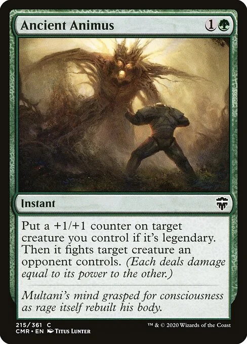 Ancient Animus, carta Magic di tipo Instant illustrata da Titus Lunter