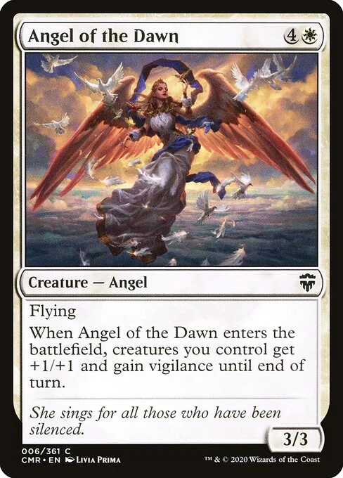 Angel of the Dawn, carta Magic di tipo Creature — Angel illustrata da Livia Prima