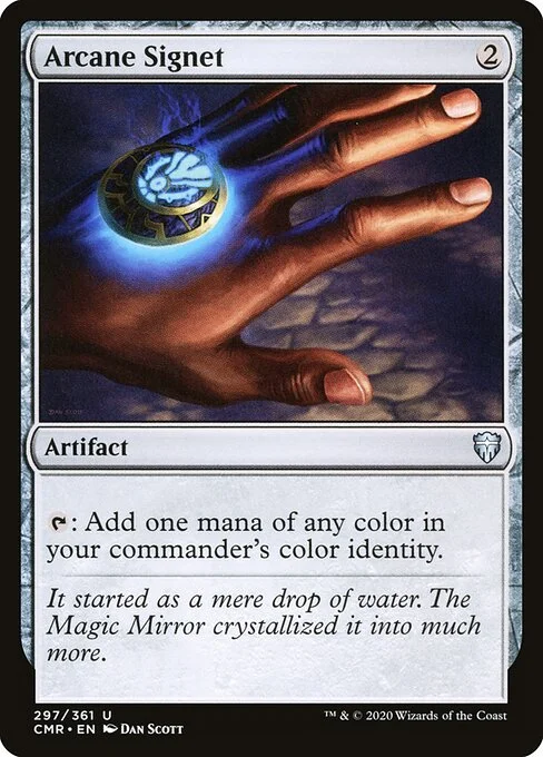 Arcane Signet, carta Magic di tipo Artifact illustrata da Dan Murayama Scott