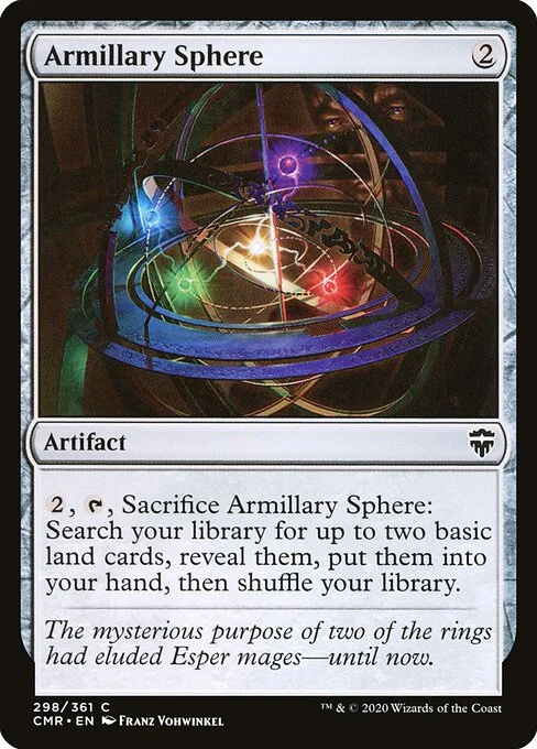 Armillary Sphere, carta Magic di tipo Artifact illustrata da Franz Vohwinkel