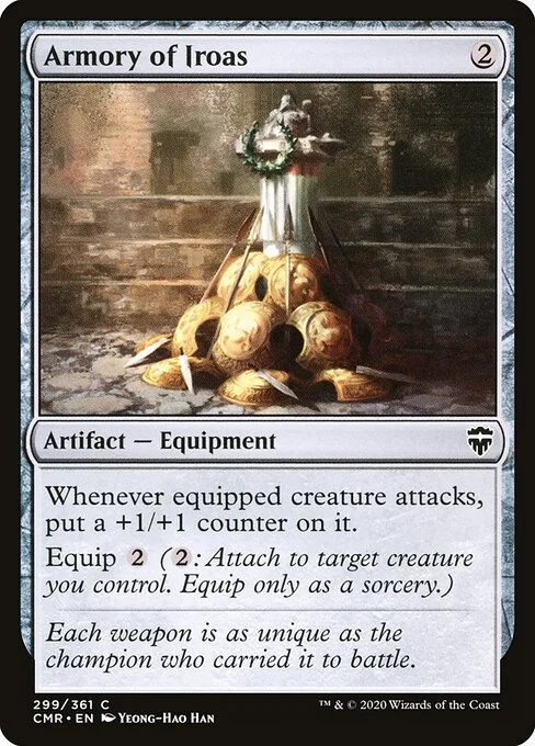 Armory of Iroas, carta Magic di tipo Artifact — Equipment illustrata da Yeong-Hao Han